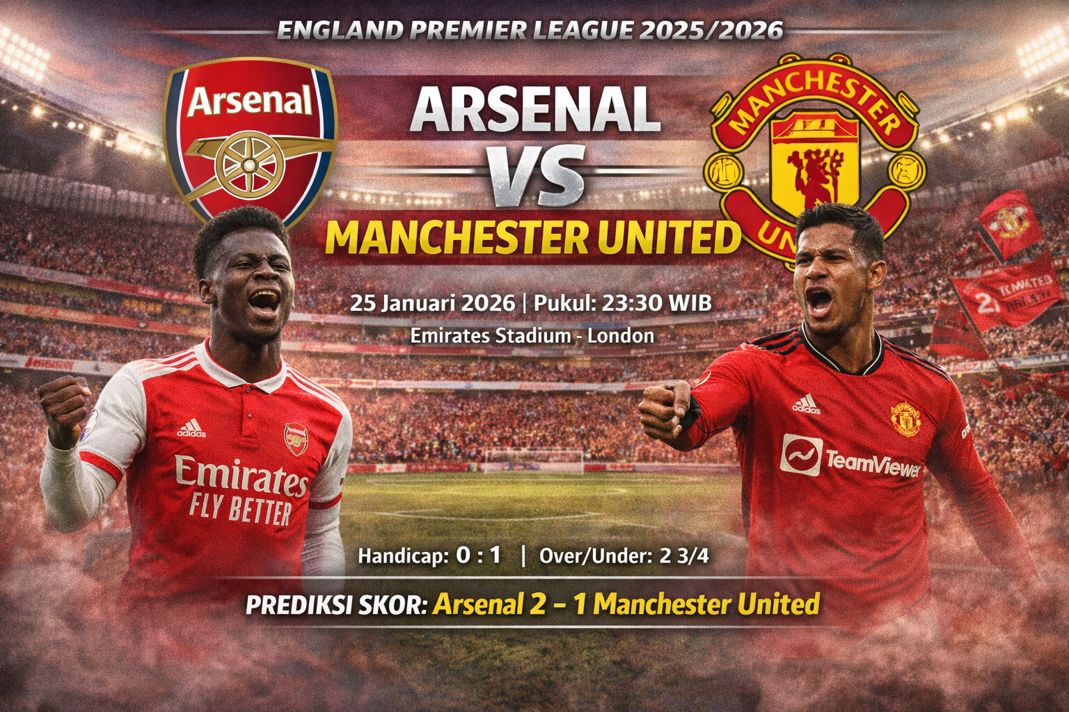 Arsenal vs Manchester United