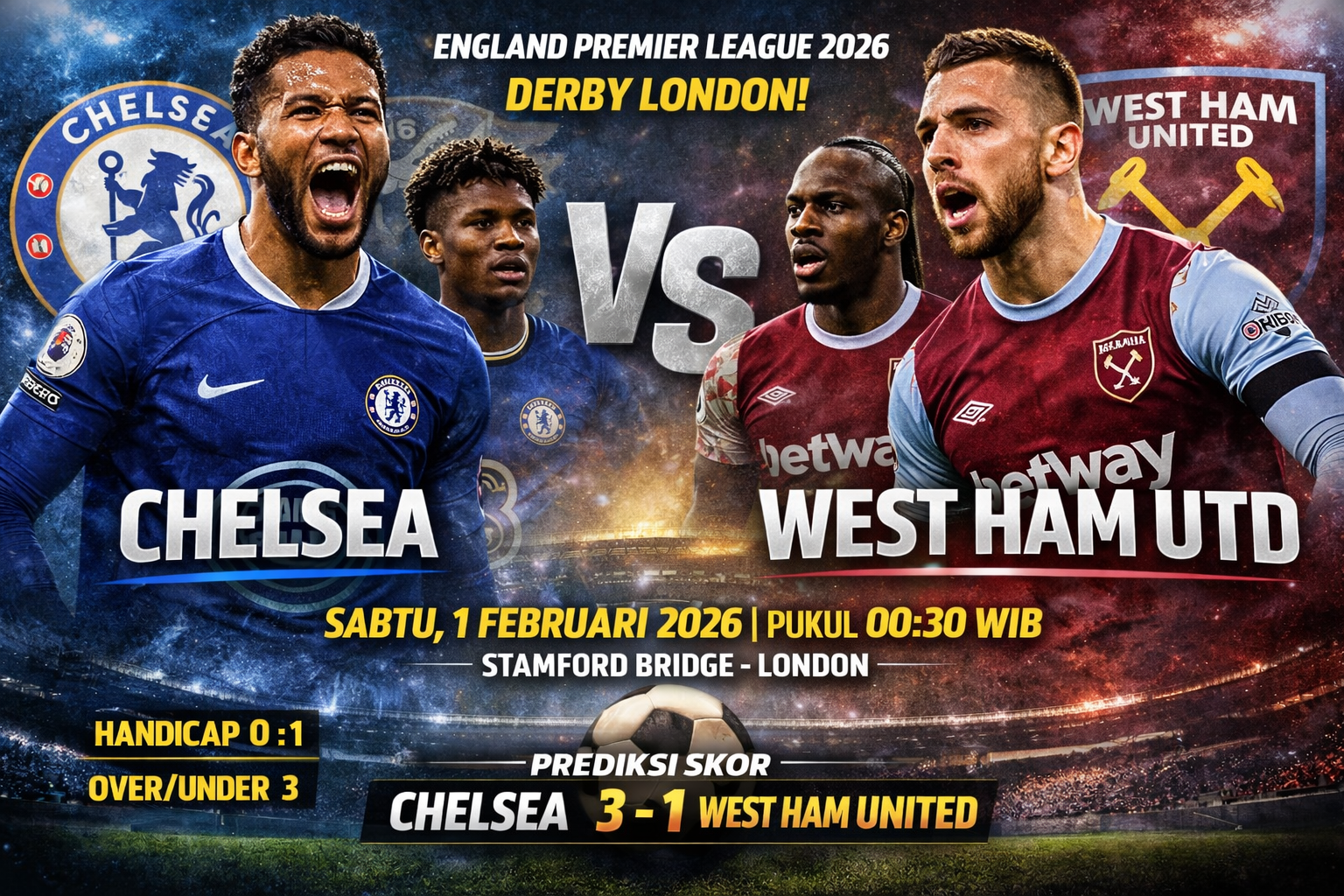 Chelsea vs West Ham United