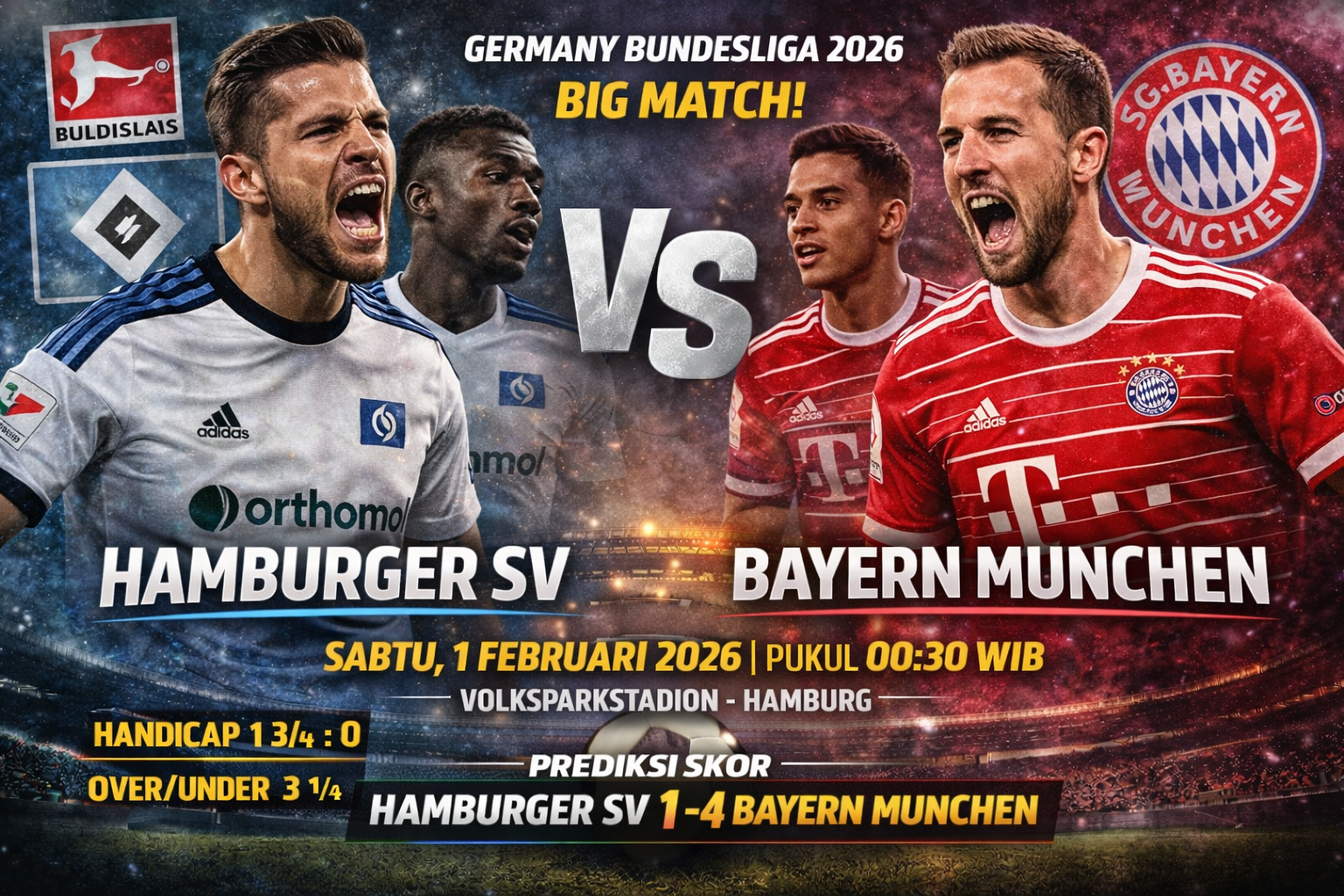 Hamburger vs Bayern Munchen
