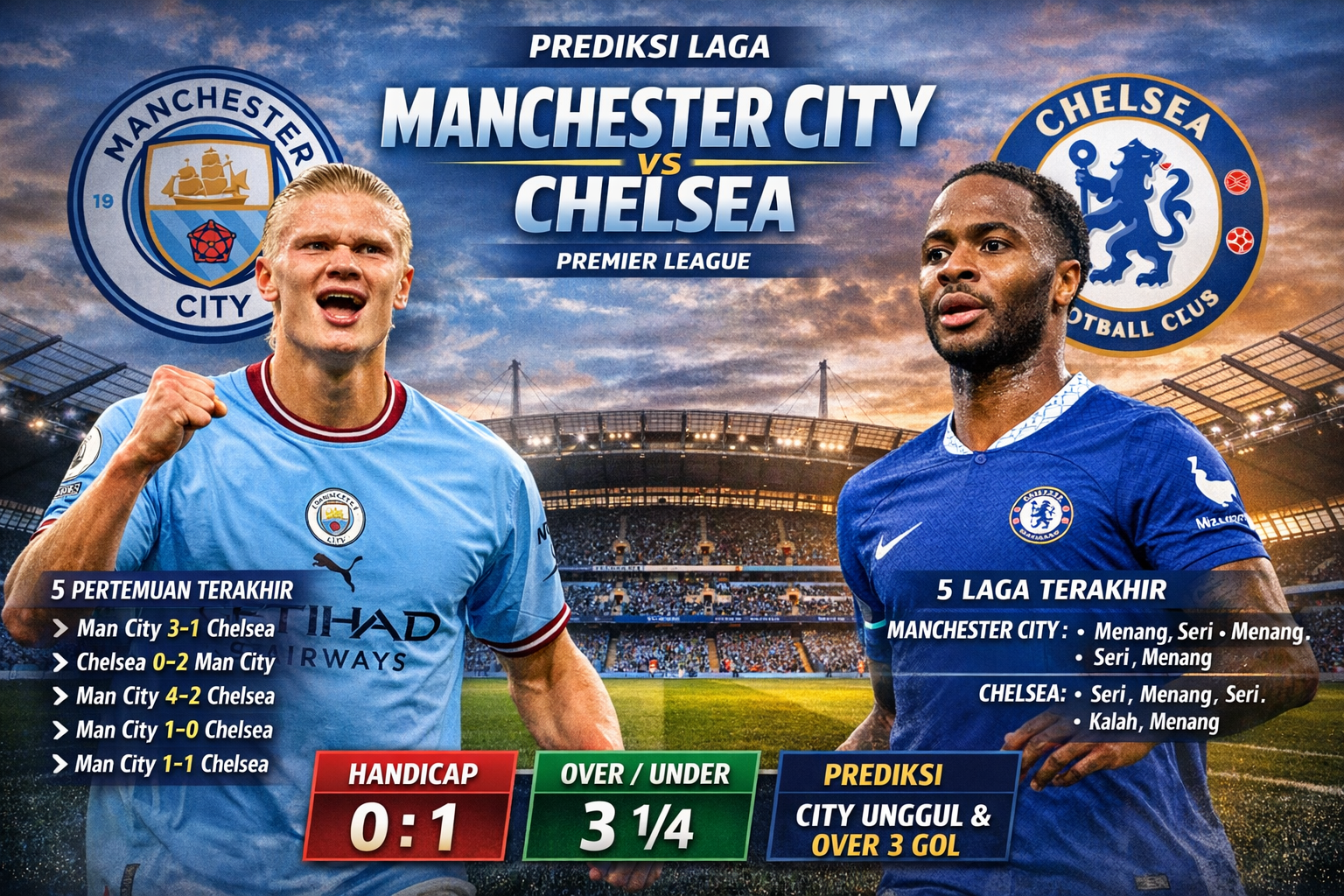 Manchester City vs Chelsea