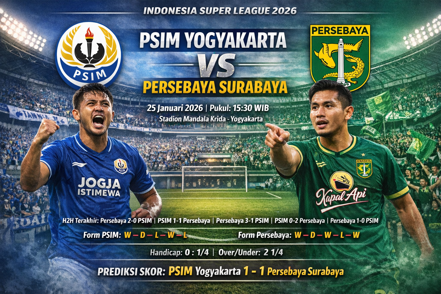 Psim vs Persebaya