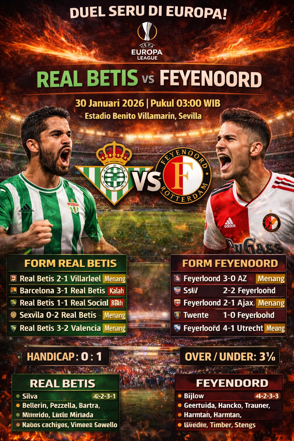 Real Betis vs Feyenoord