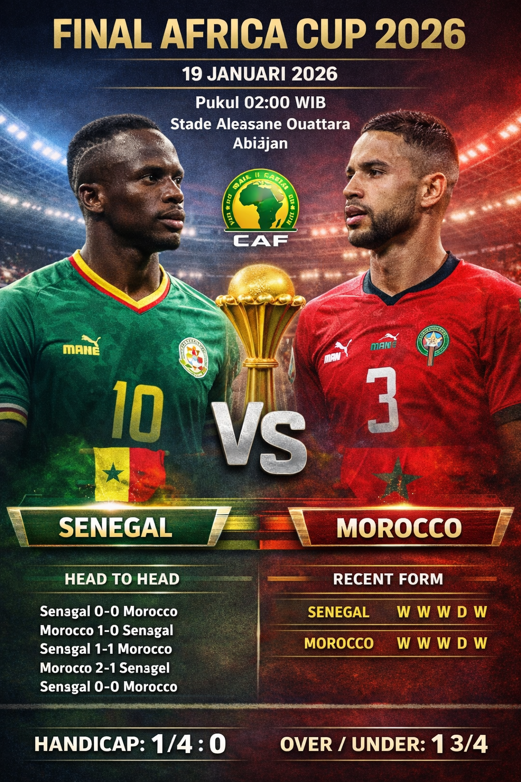 Senegal vs Morocco