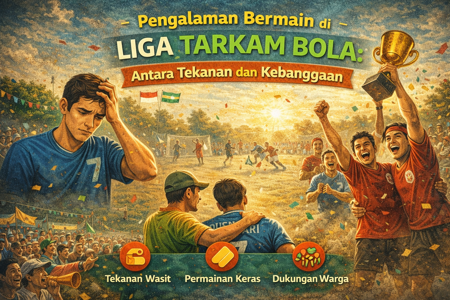 Pengalaman Bermain di Liga Tarkam Bola: Antara Tekanan dan Kebanggaan