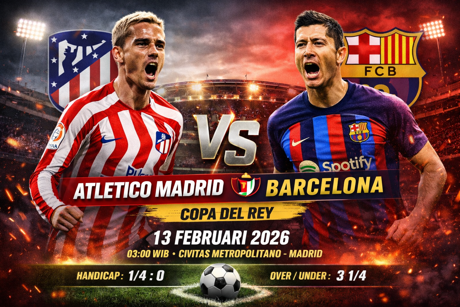 Atletico Madrid vs Barcelona