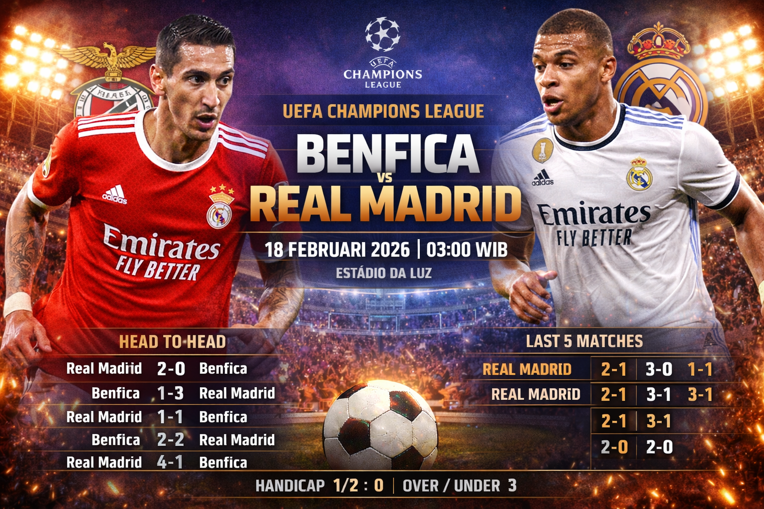 Benfica vs Real Madrid