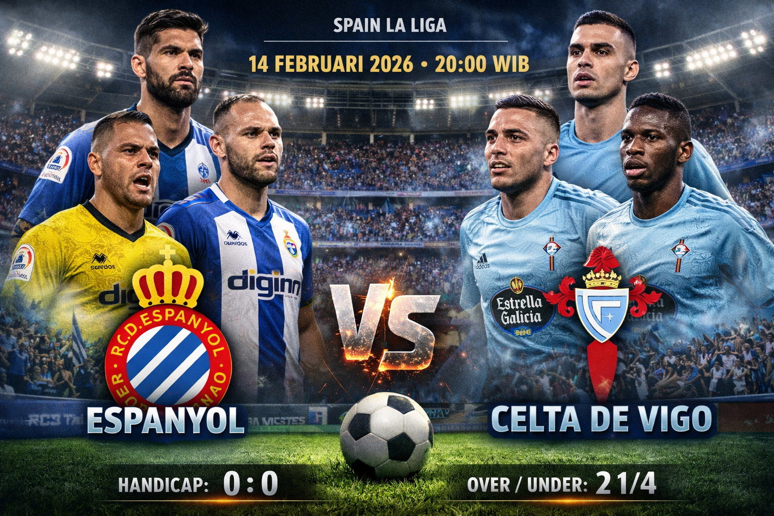 Espanyol vs Celta de Vigo