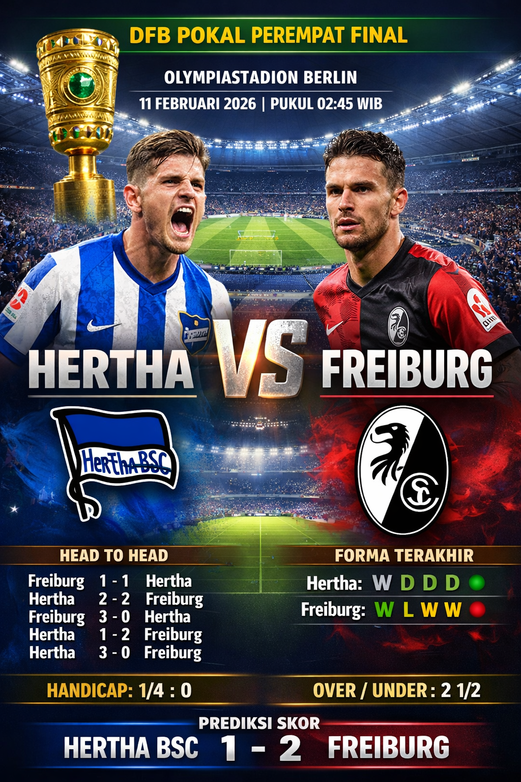 Hertha vs Freiburg