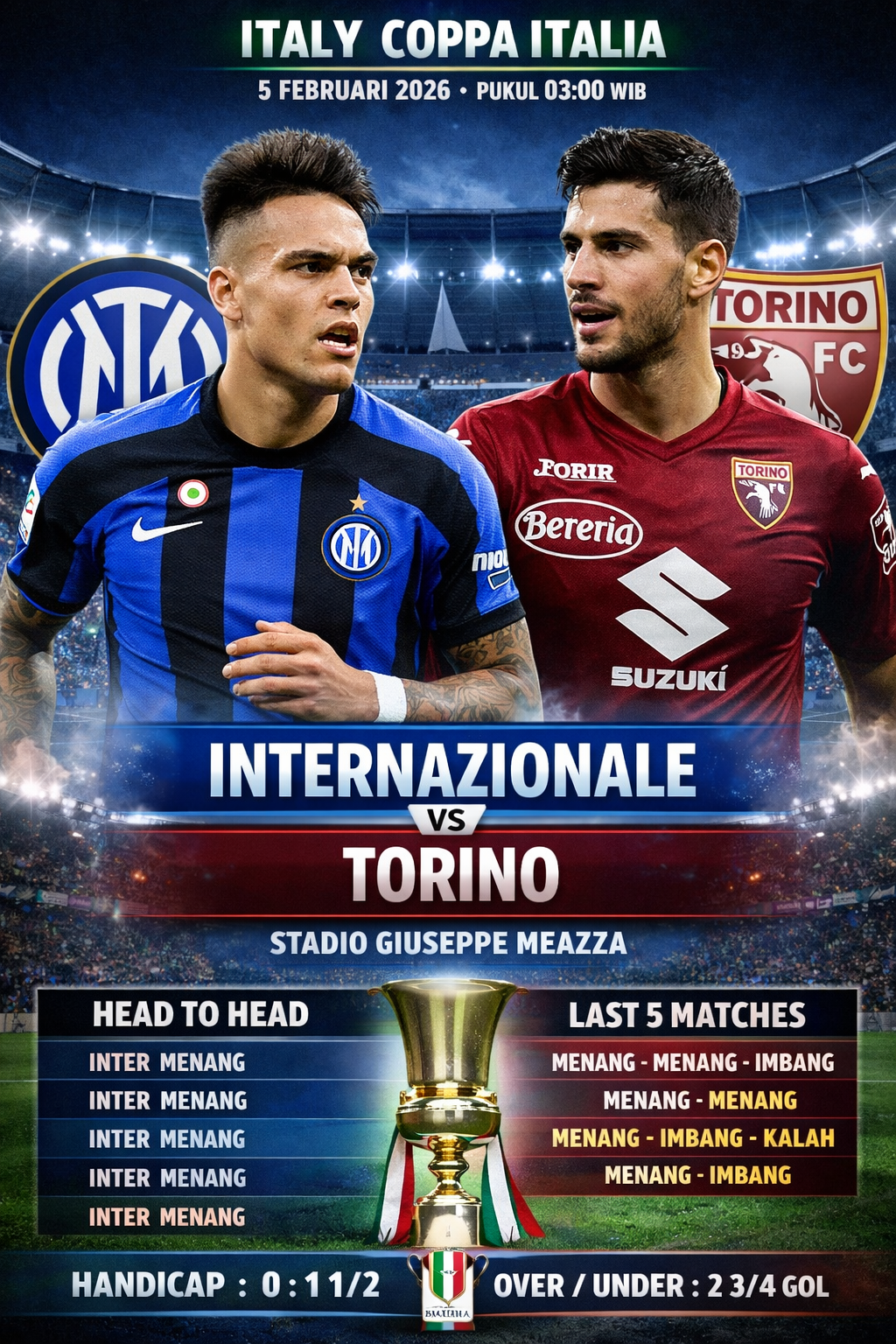Inter Milan vs Torino