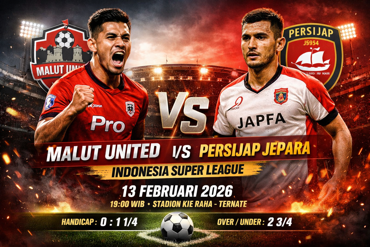 Malut United vs Persijap Jepara