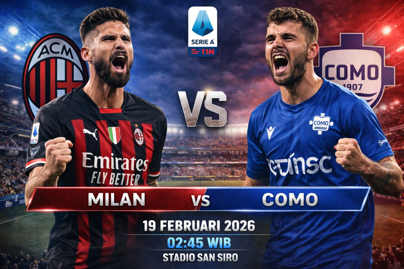 Milan vs Como