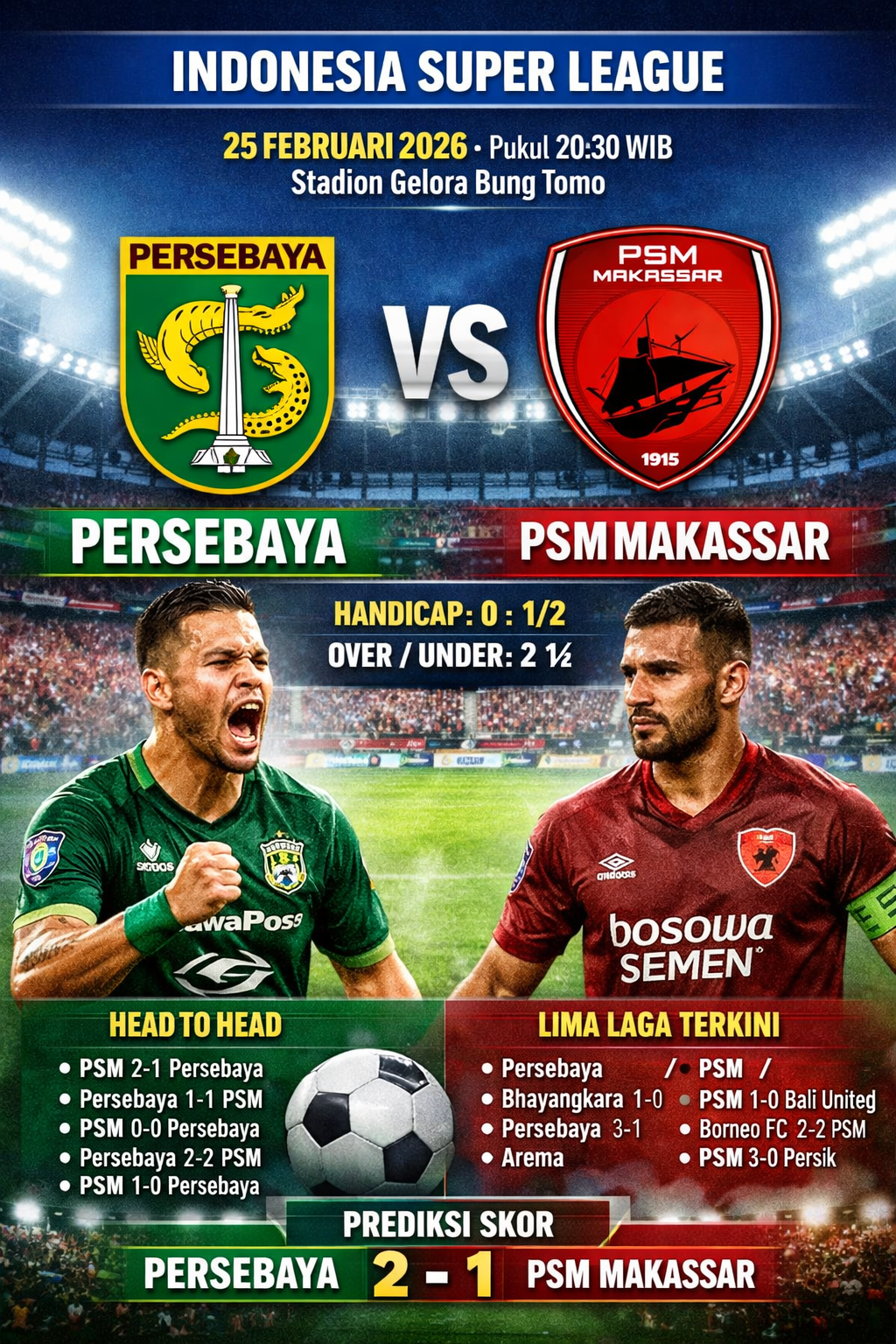 Persebaya vs PSM