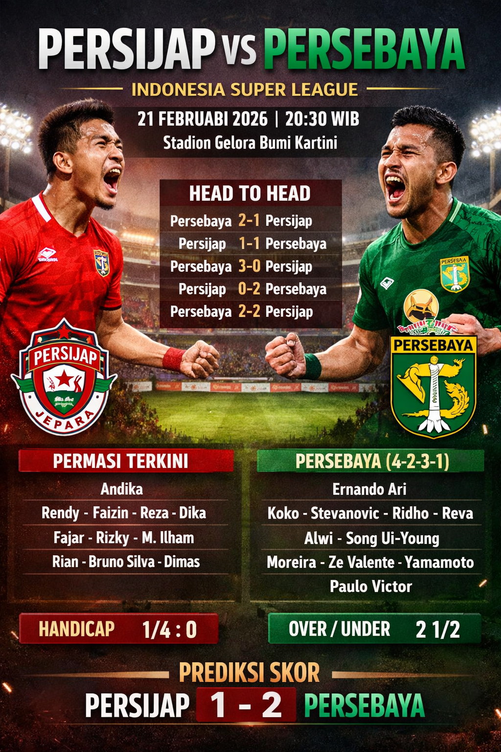 Persijap vs Persebaya