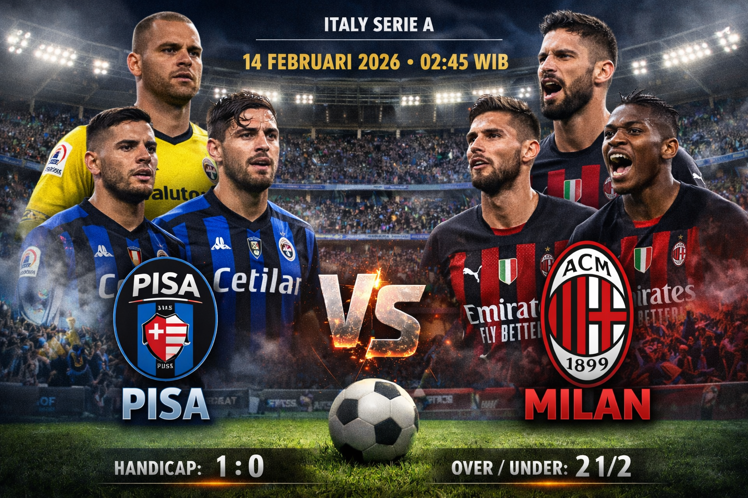 Pisa vs AC Milan
