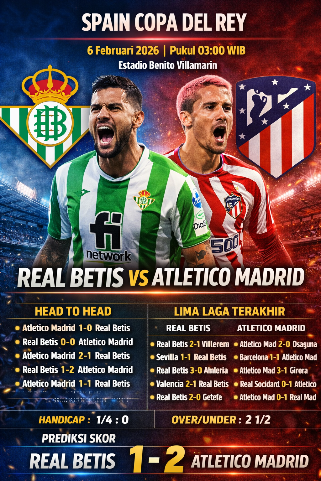 Real Betis vs Atletico Madrid