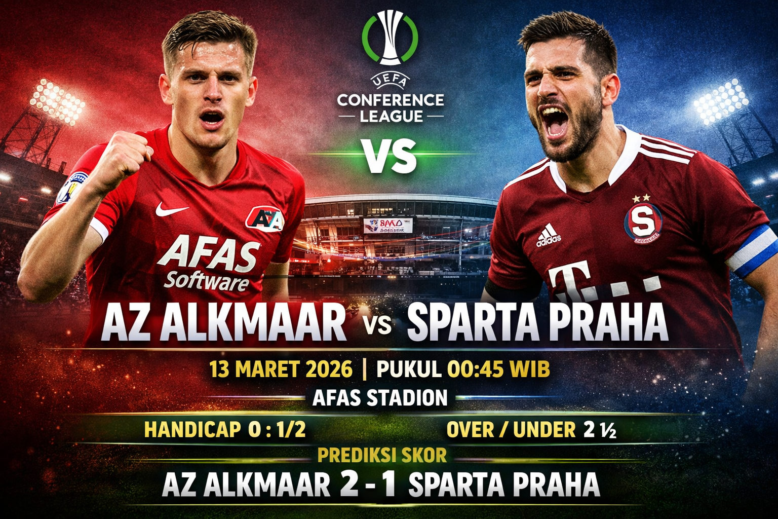 AZ Alkmaar vs Sparta Praha