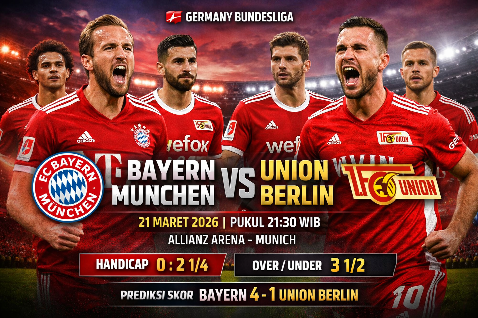 Bayern Munich vs Union Berlin