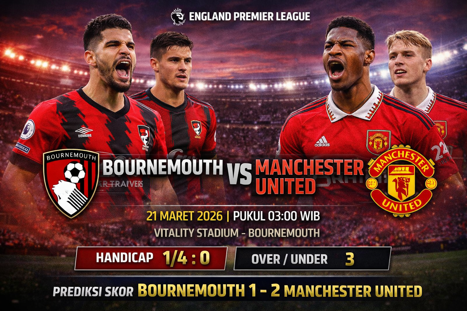 Bournemouth vs Manchester United