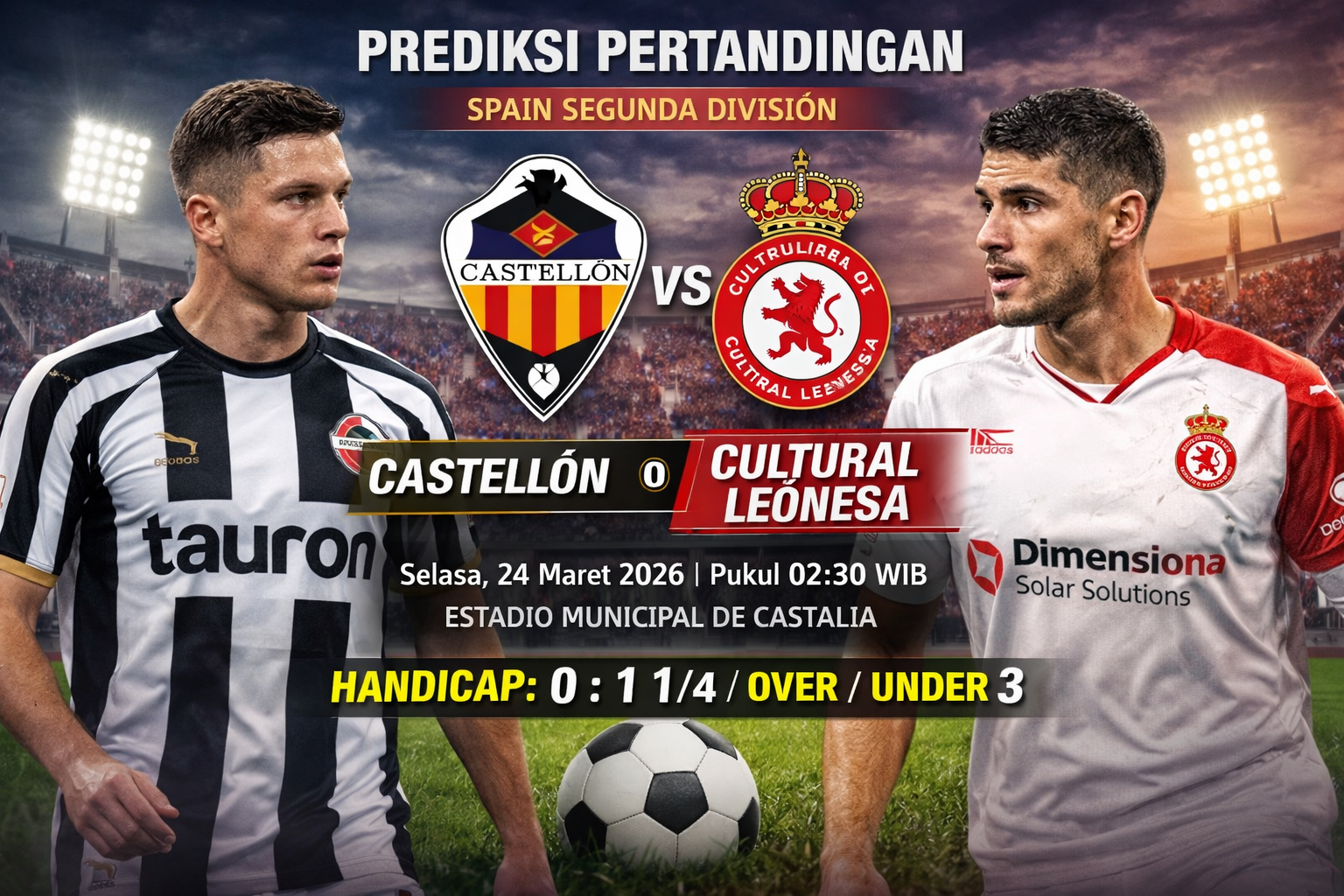 Castellon vs Cultural Leonesa