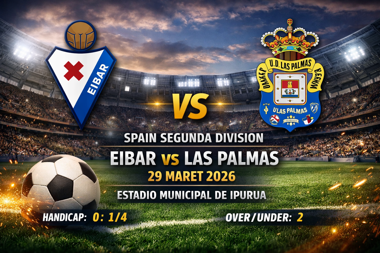 Eibar vs Las Palmas