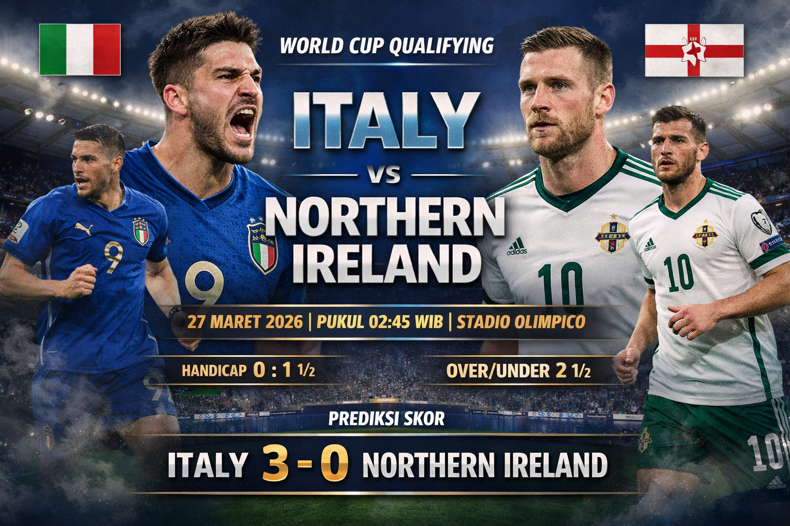Italy vs Northern Ireland
