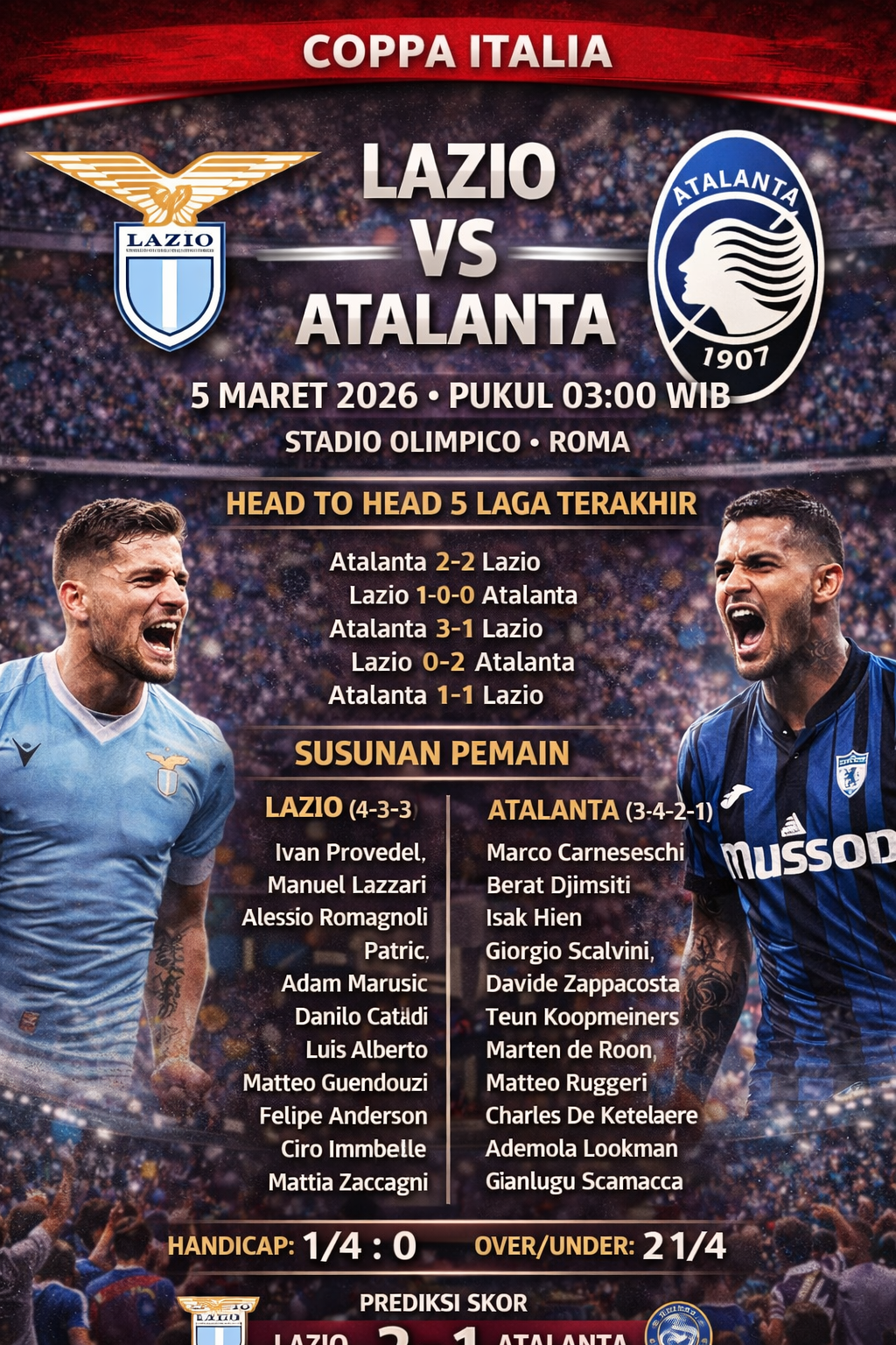 Lazio vs Atalanta