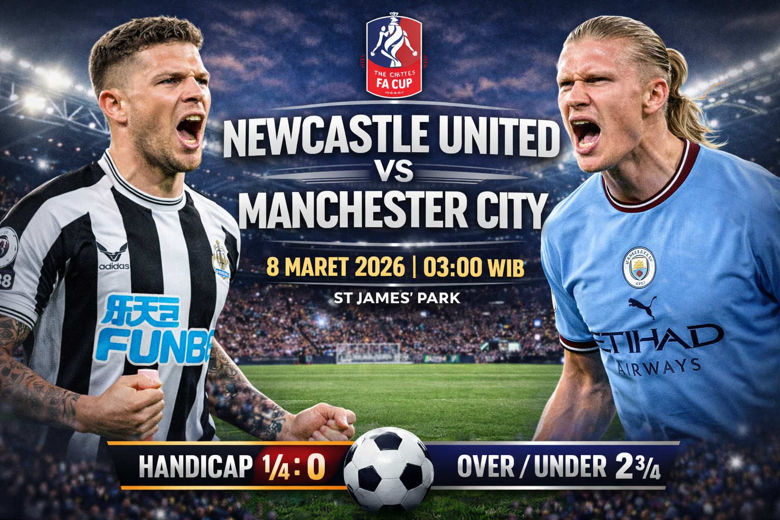 Newcastle United vs Manchester City
