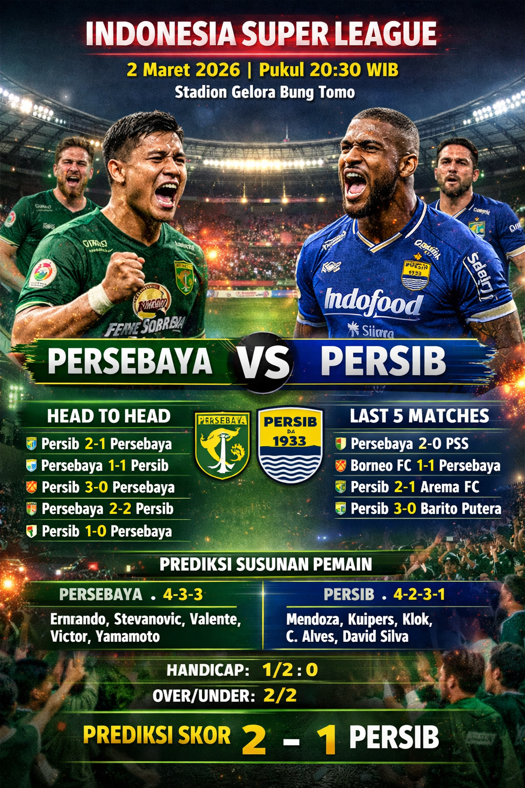 Persebaya vs Persib