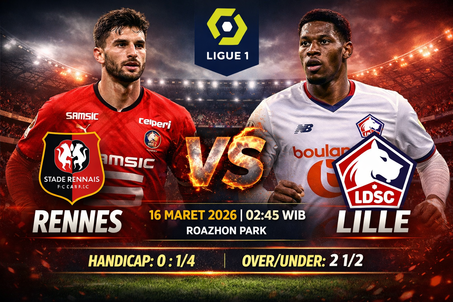 Rennes vs Lille