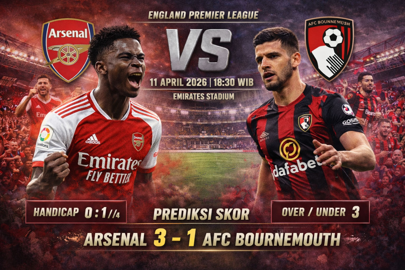 Arsenal vs Bournemouth