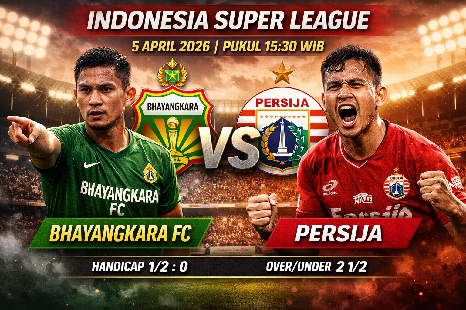 Bhayangkara vs Persija