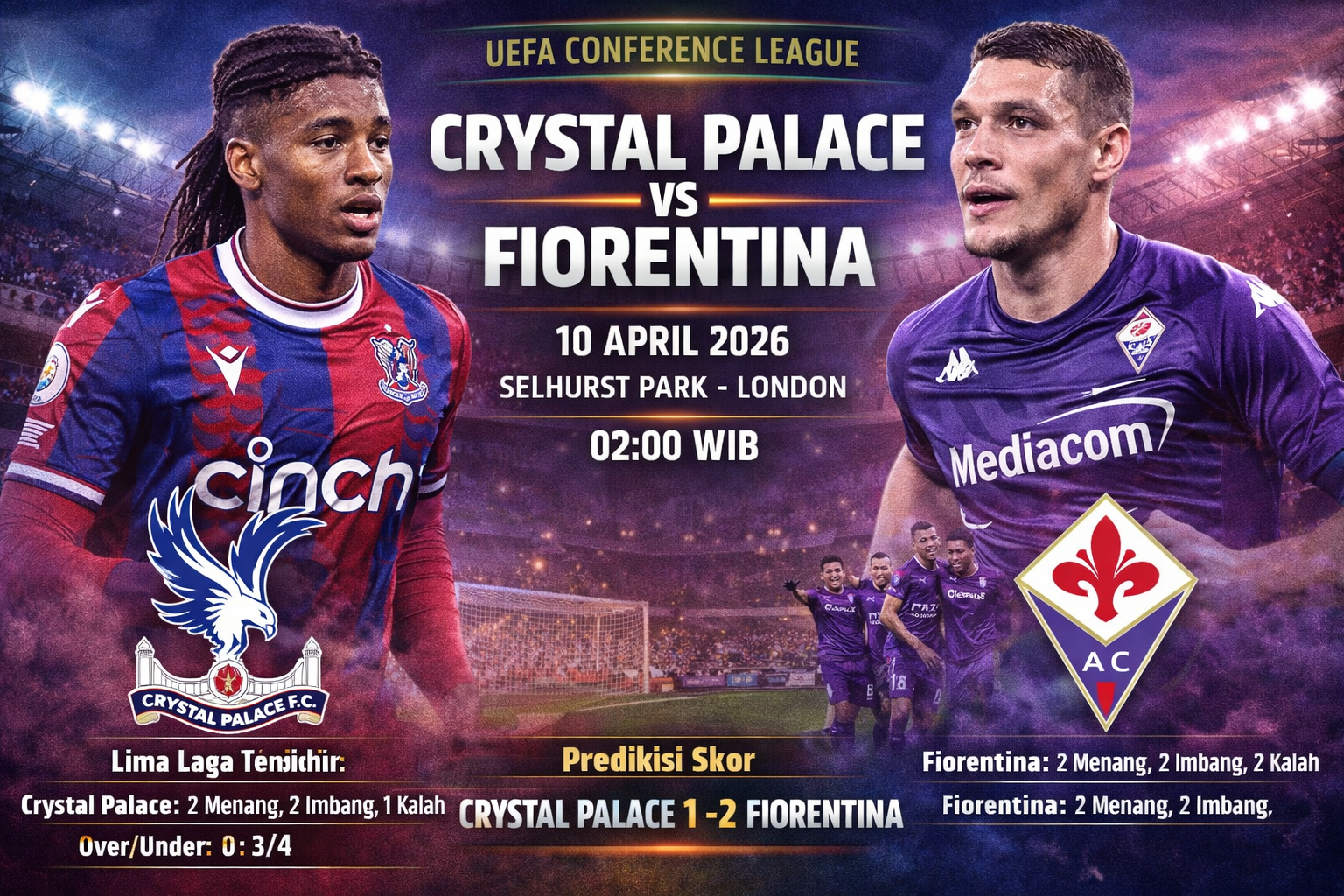 Crystal Palace vs Fiorentina
