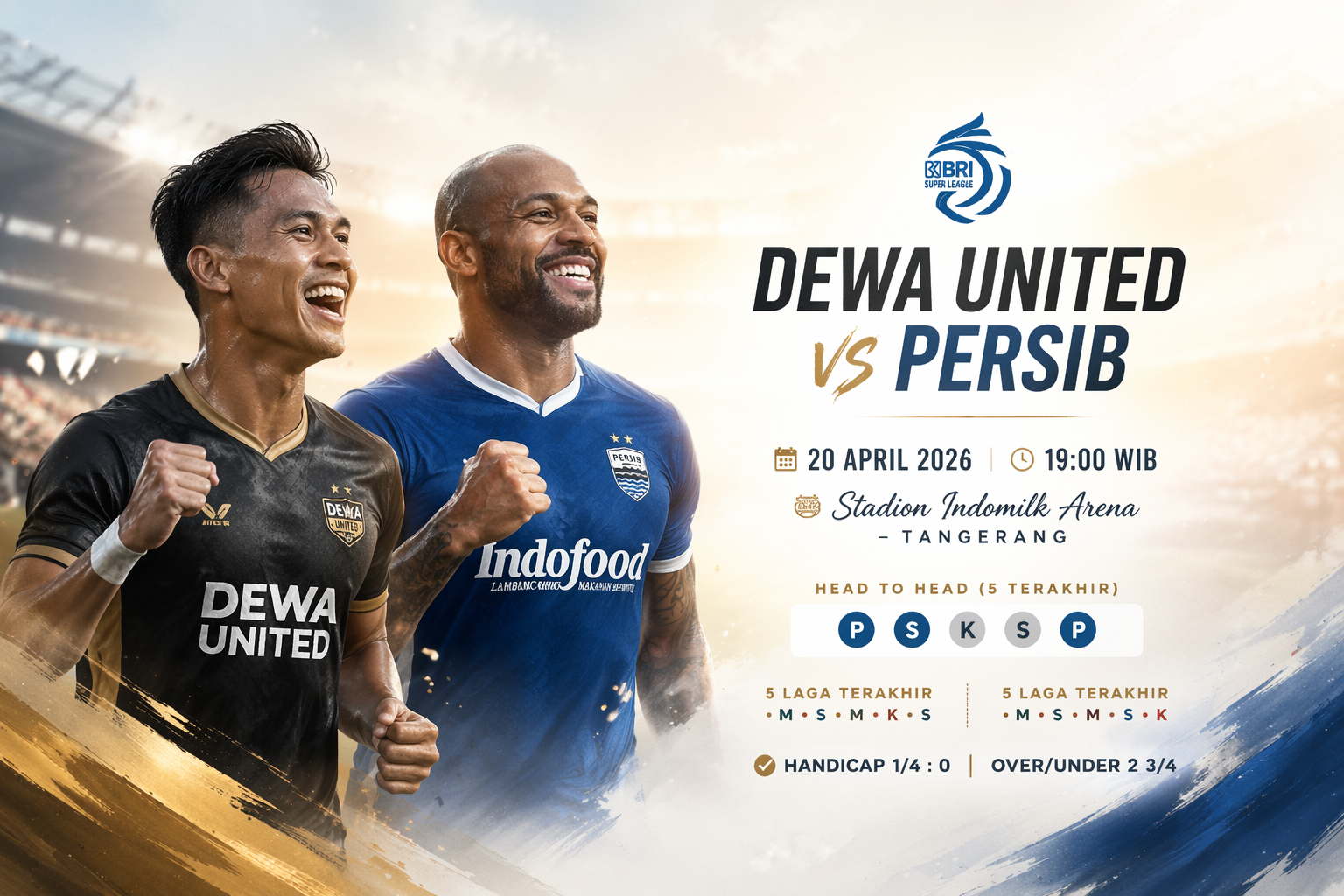 Dewa United vs Persib