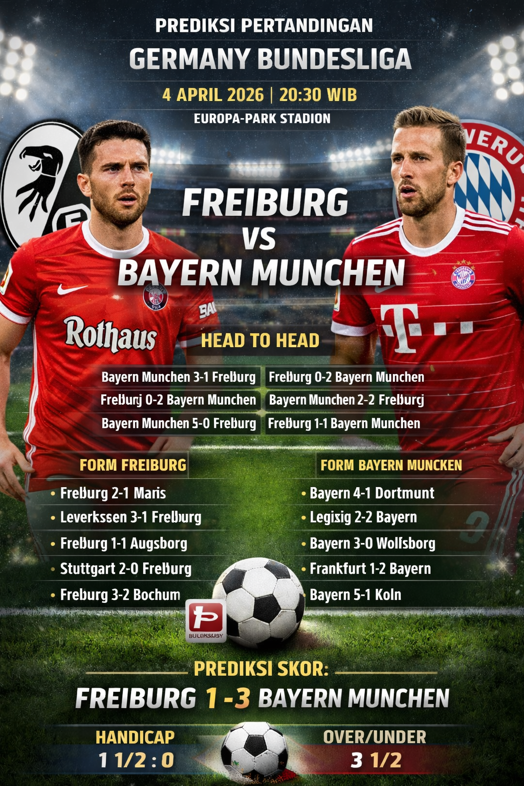 Freiburg vs Bayern