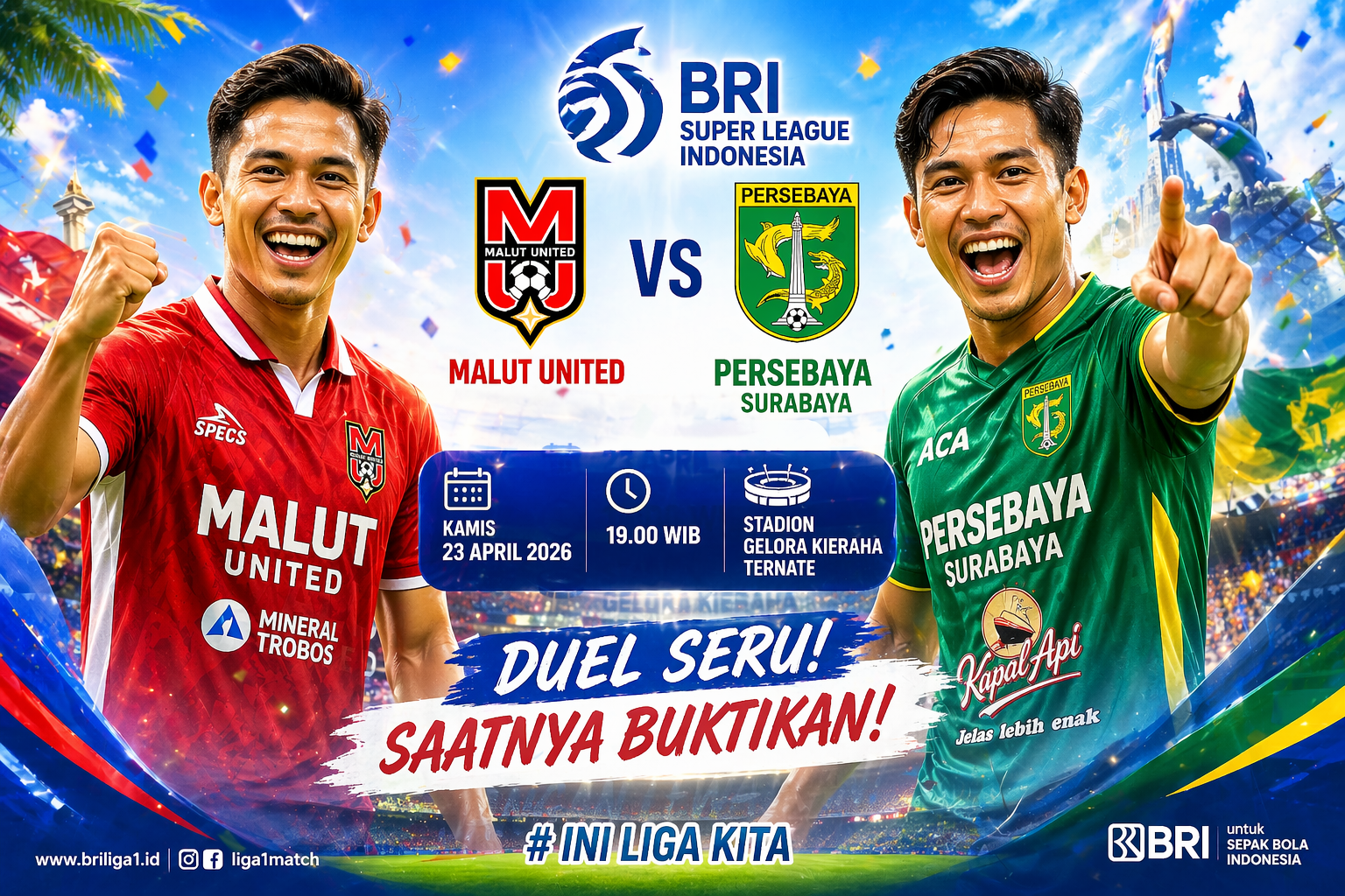Malut United vs Persebaya