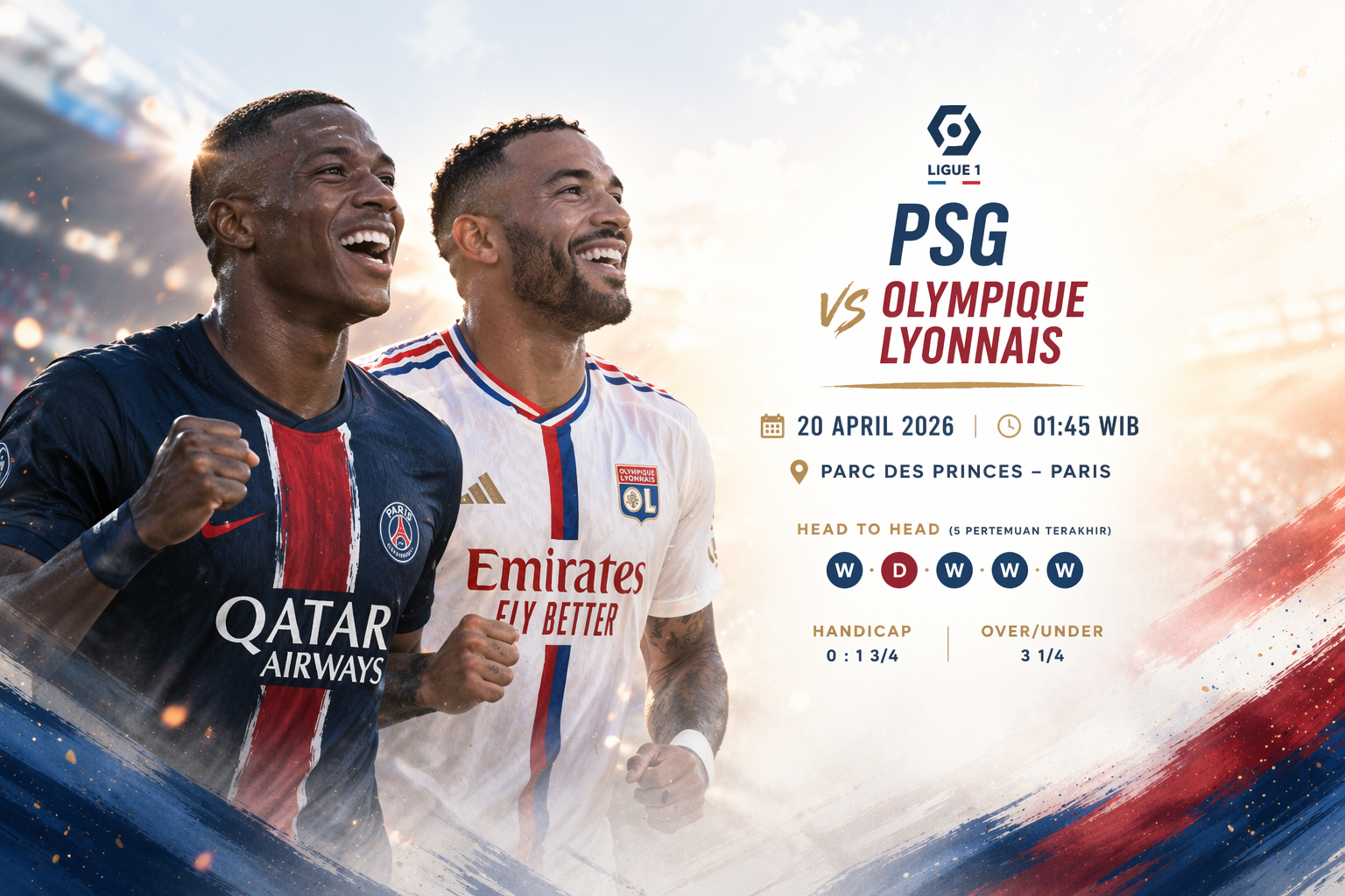PSG vs Olympique Lyon