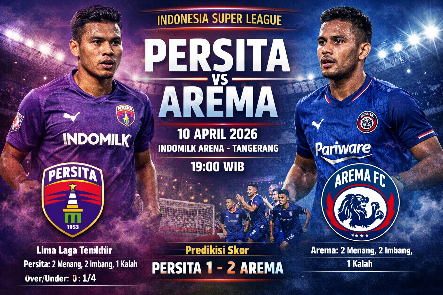 Persita vs Arema