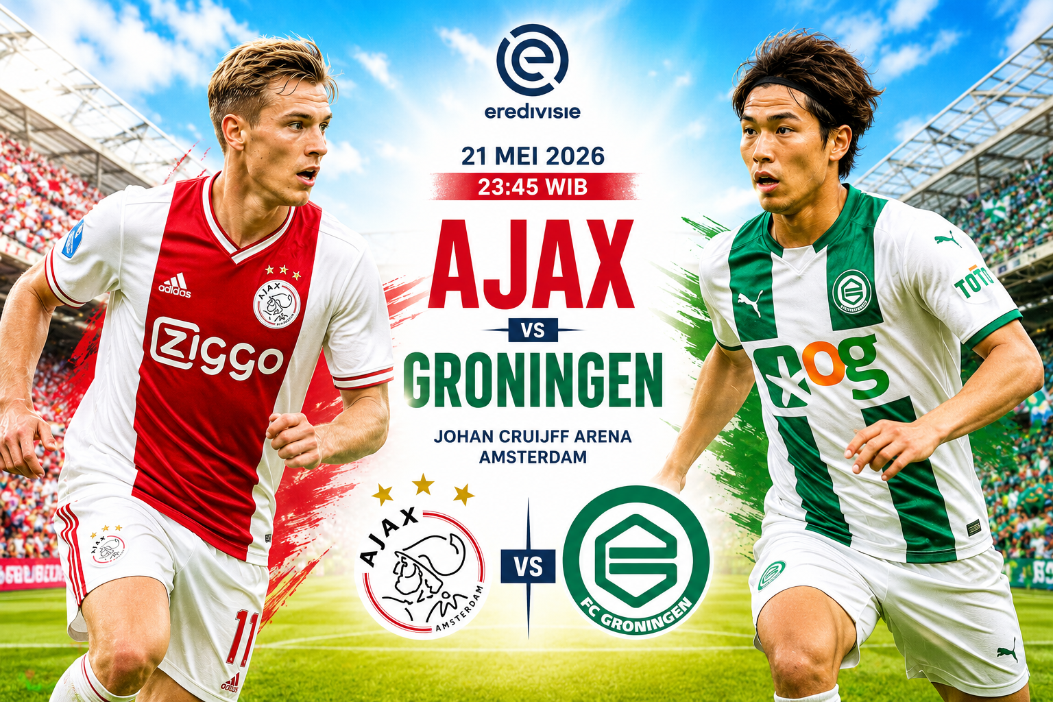 Ajax vs Groningen