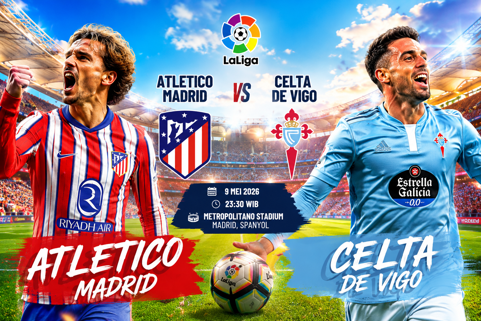 Atletico Madrid vs Celta de Vigo