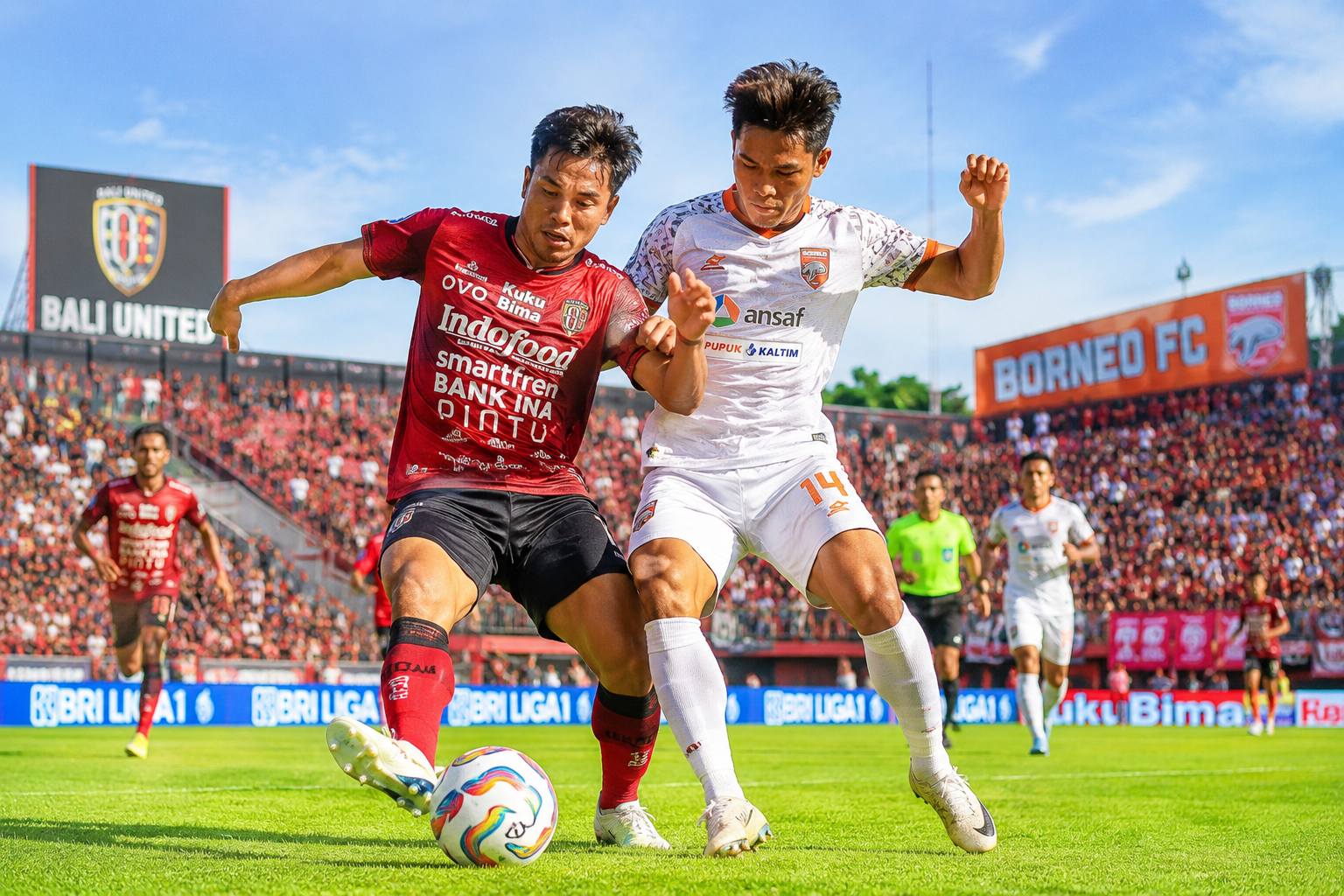 Bali United vs Borneo