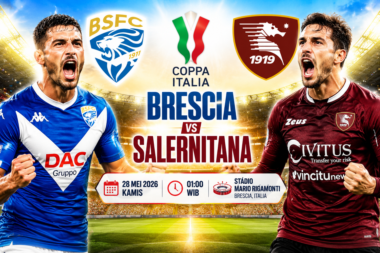 Brescia vs Salernitana