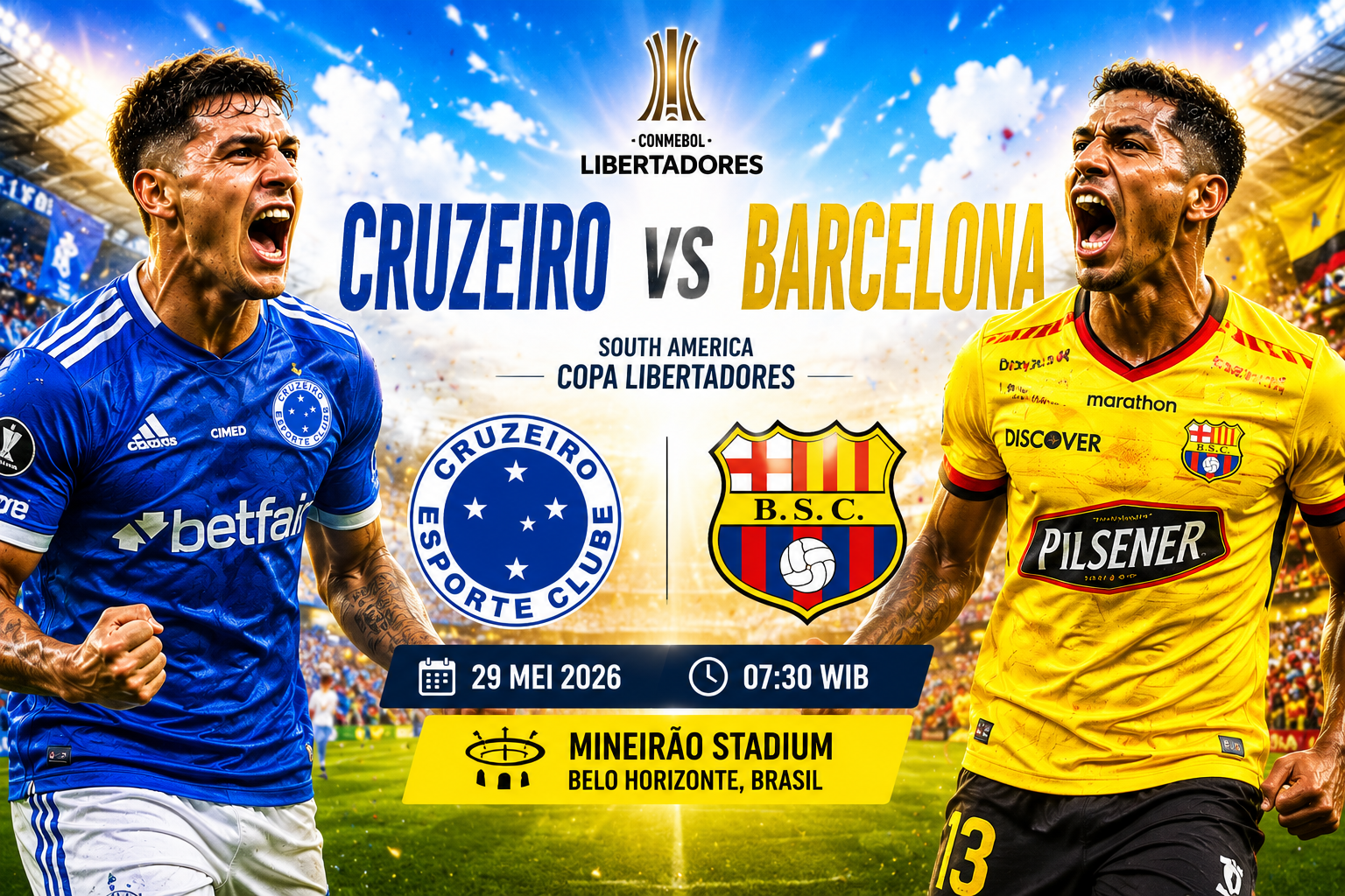 Cruzeiro vs Barcelona