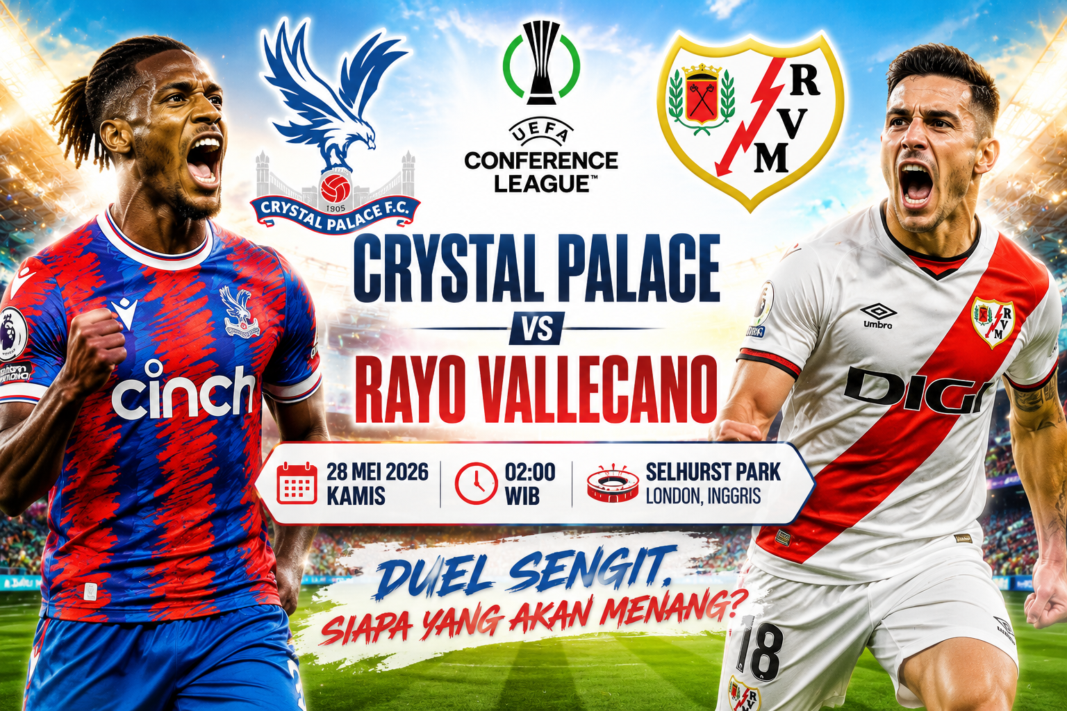 Crystal Palace vs Rayo Vallecano