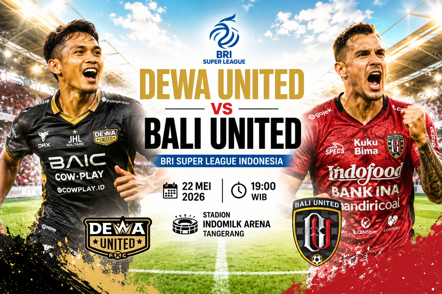 Dewa United vs Bali United