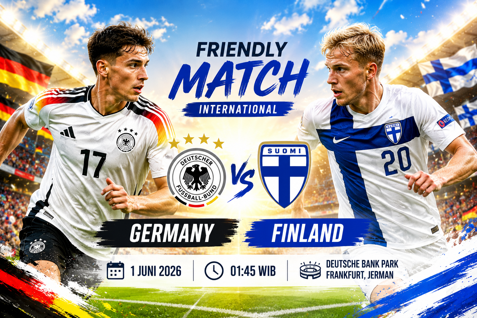 Prediksi Germany vs Finland 1 Juni 2026 – Friendly Match