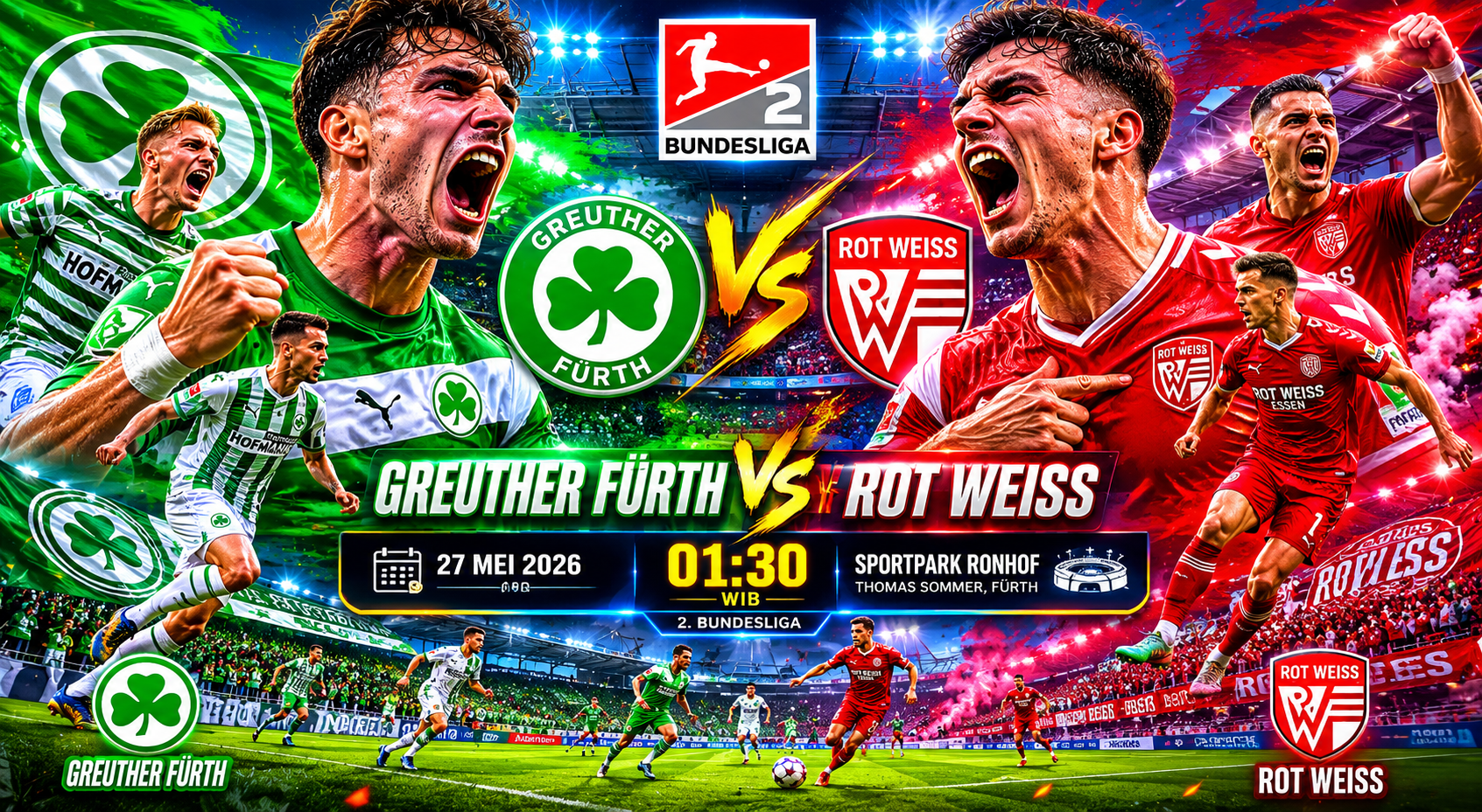 Greuther Furth vs Rot Weiss