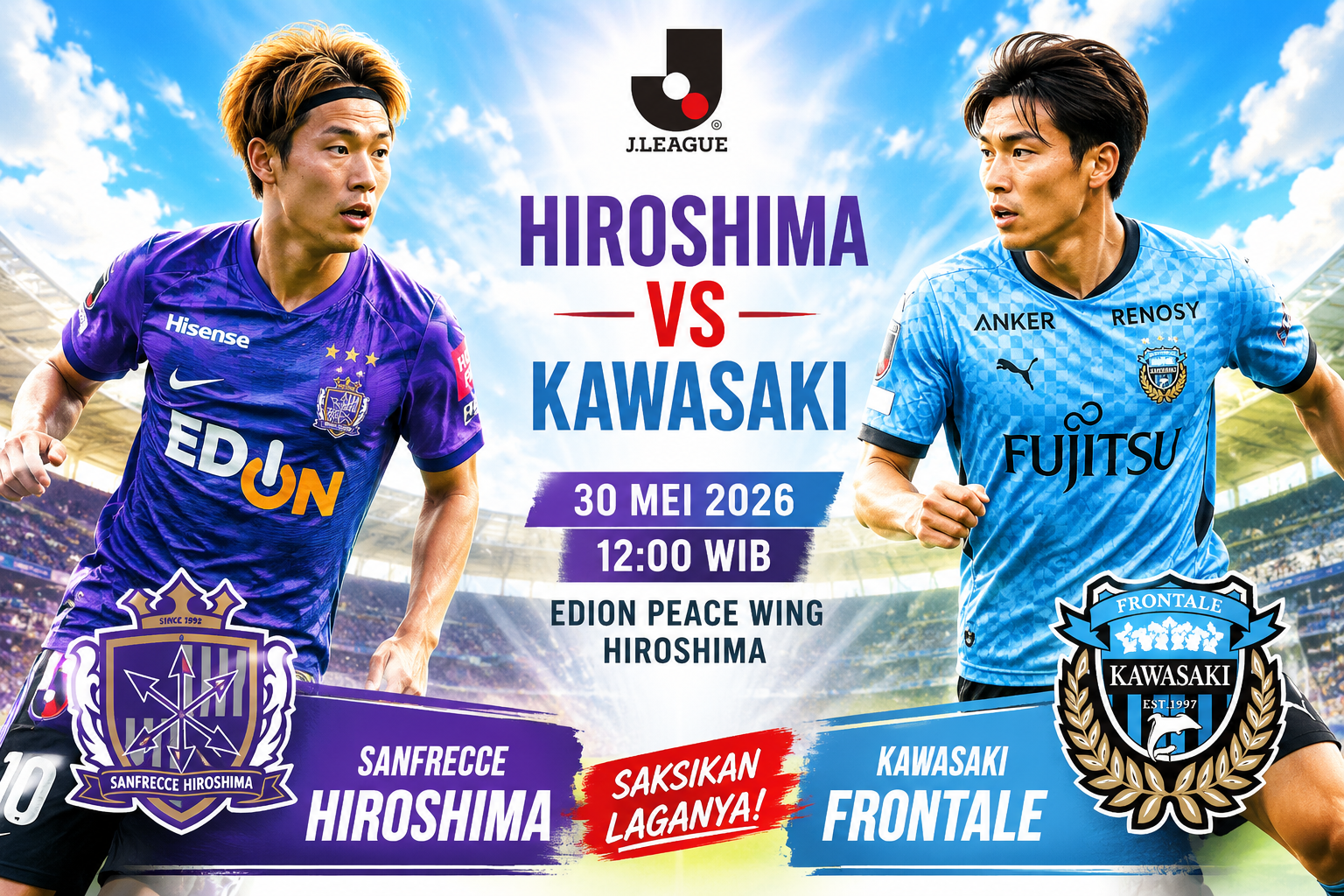Hiroshima vs Kawasaki Frontale