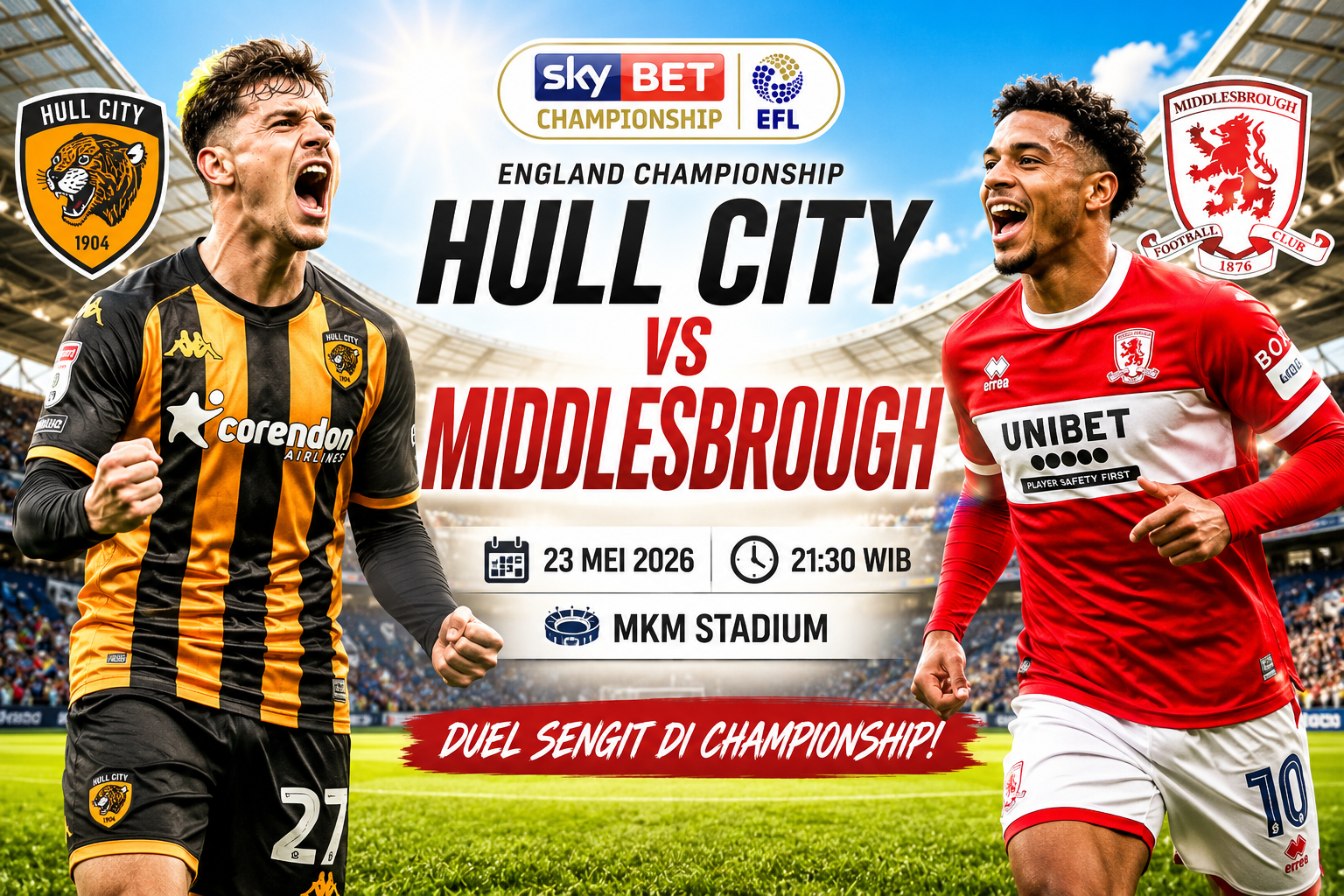 Hull City vs Middlesbrough