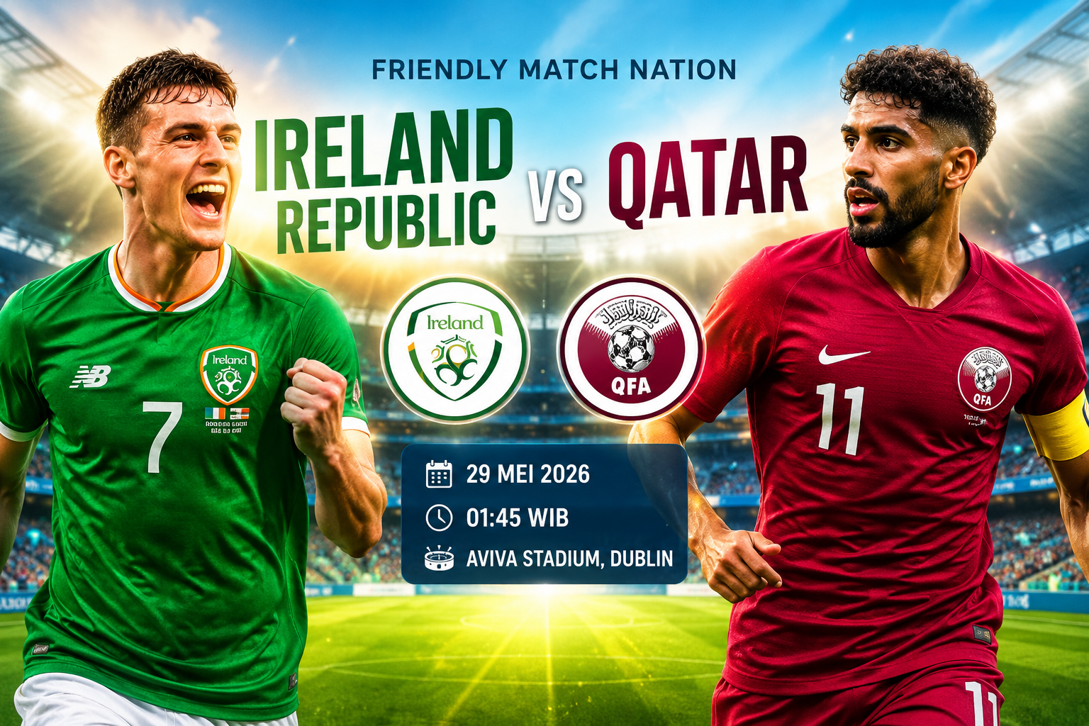 Ireland Republic vs Qatar