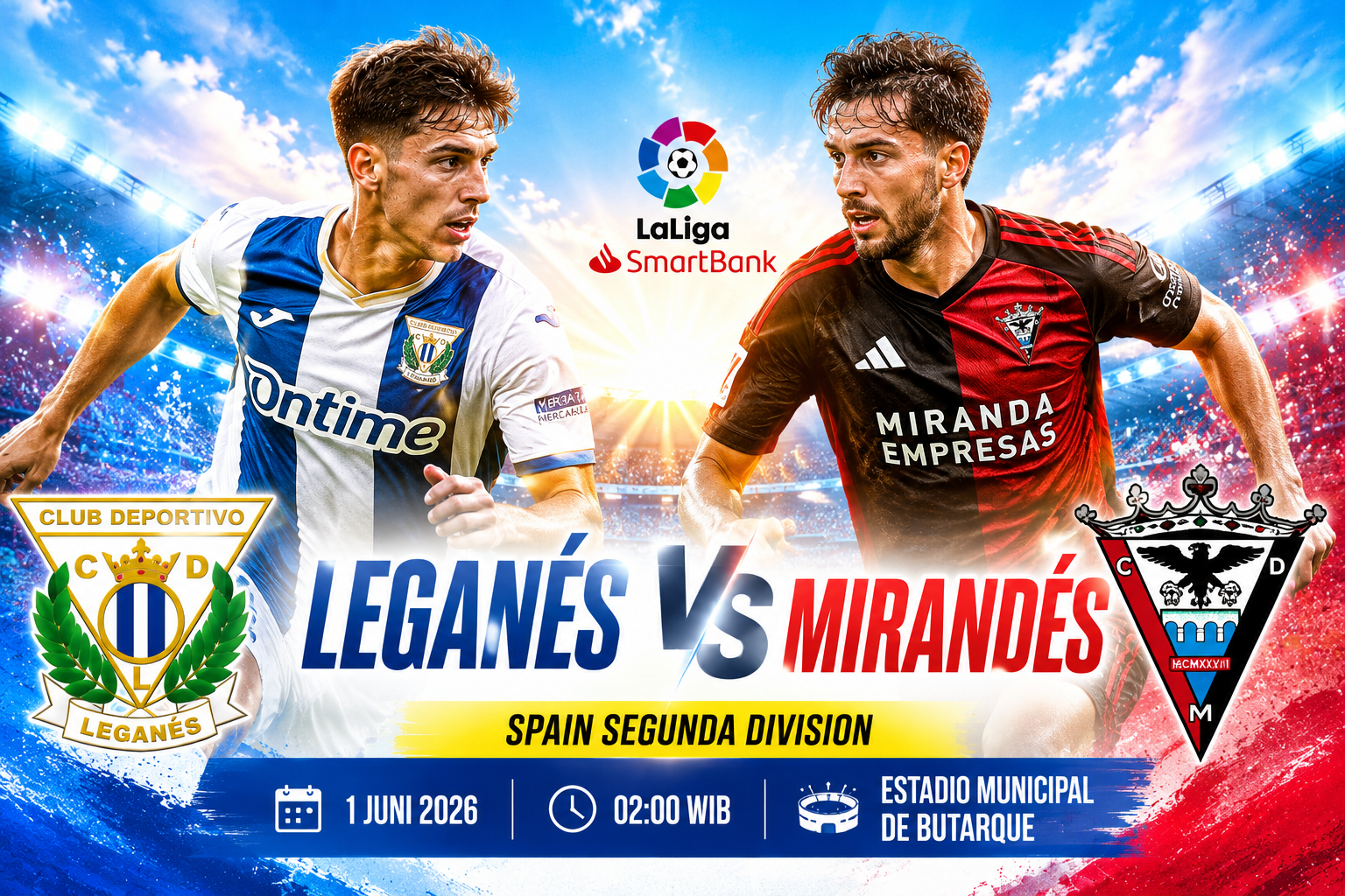 Leganes vs Mirandes